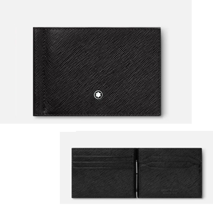 No.04萬寶龍Montblanc匠心系列6卡式皮夾，附鈔票夾型15卡式皮夾