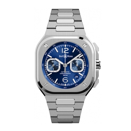 No.32Bell & Ross BR 05 CHRONO BLUE STEEL腕錶