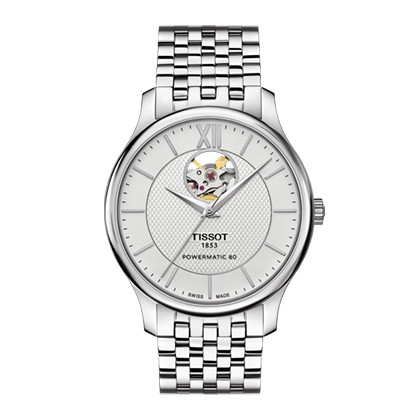 No.53天梭Tissot Tradition Powermatic 80 Open Heart