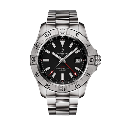 No.26百年靈BREITLING AVENGER 復仇者夜間任務世界時腕錶