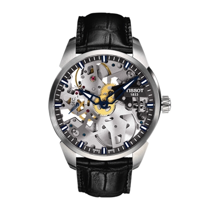 No.49天梭Ｔissot T-Complication Squelette Mechanical