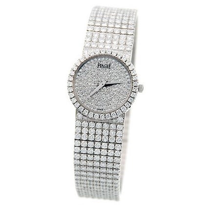 No.02 伯爵 Piaget Traditionnelle系列華麗全鑽珠寶錶 